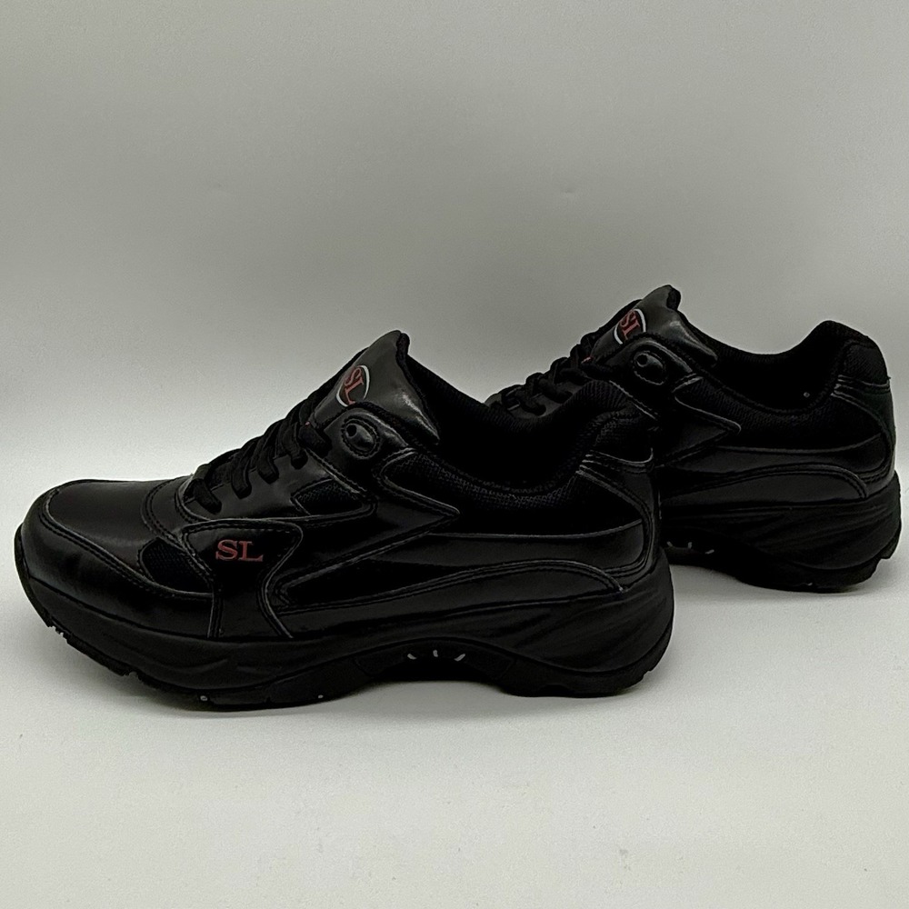 Slipless Shoes Sneakers‎ Women's 6.5 Black 302-02 By SL Shoes - Picture 5 of 10